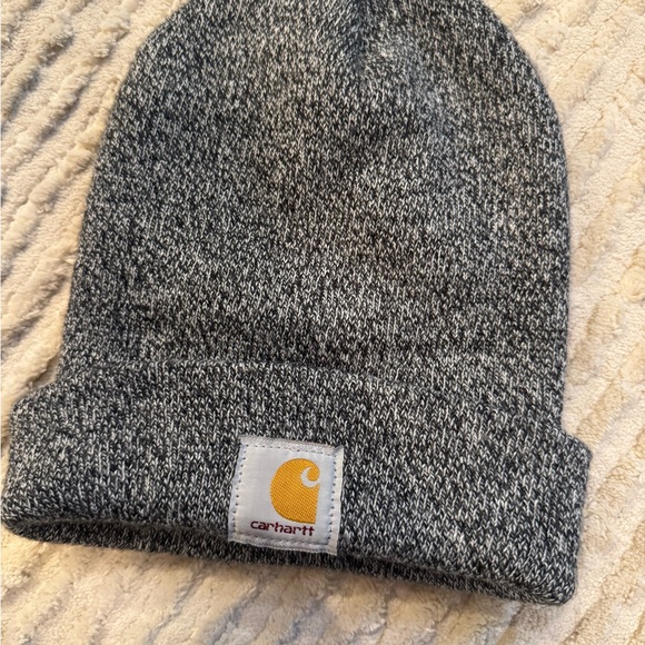 Carhartt Black and White Knit Beanie - Picture 1 of 2